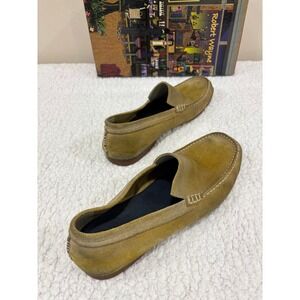 Robert Wayne 11 Tan Suede Loafers Mens Casual Preppy Boho Slip On Shoes